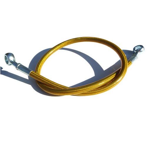 YELLOW EXTENDED REAR BRAKE LINE